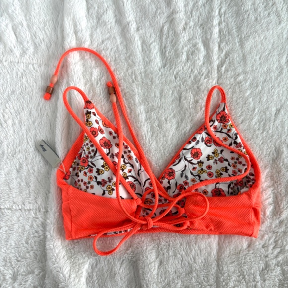 NWT Orange Poppy Criss Cross Bikini - Size Medium - Picture 5 of 9